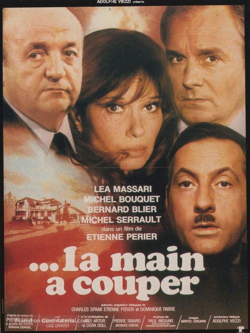 ...la main &agrave; couper - French Movie Poster