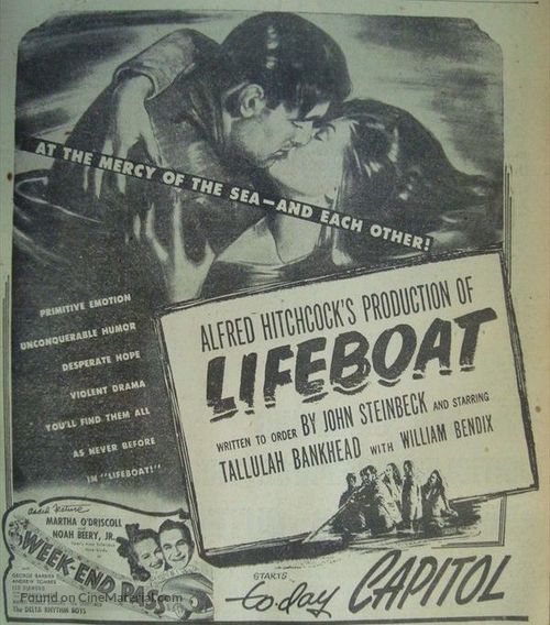 Lifeboat - Canadian Movie Poster