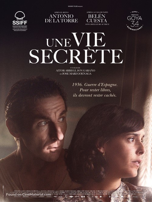 La trinchera infinita - French Movie Poster