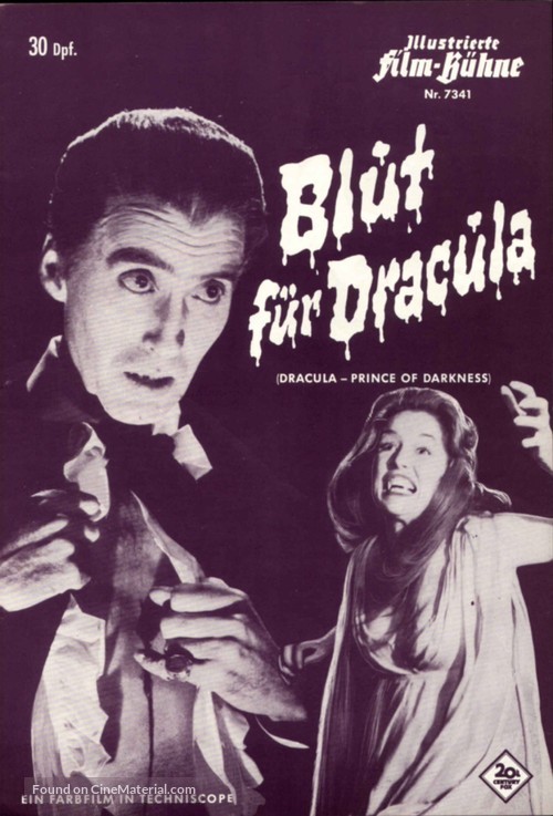 Dracula: Prince of Darkness - German poster