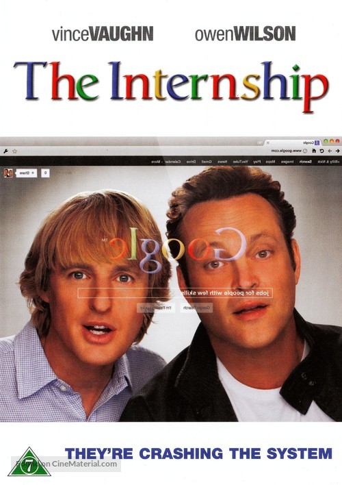 The Internship - Danish DVD movie cover