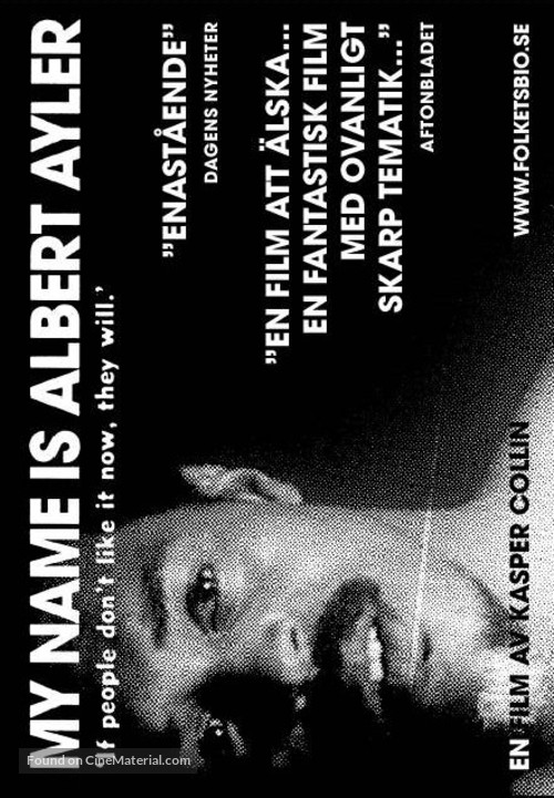 My Name Is Albert Ayler - Swedish poster