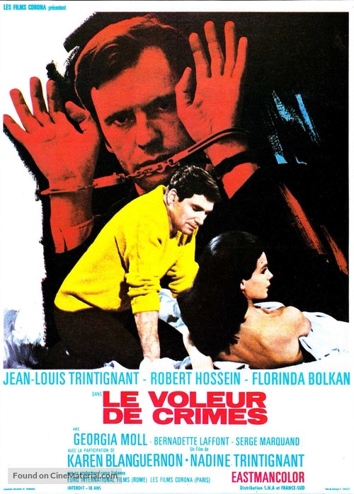 Le voleur de crimes - French Movie Poster