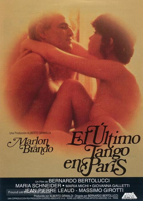 Ultimo tango a Parigi - Spanish Movie Poster