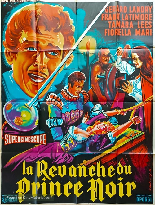 Lo spadaccino misterioso - French Movie Poster