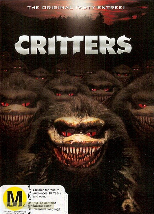 Critters - New Zealand DVD movie cover