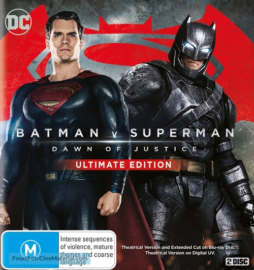 Batman v Superman: Dawn of Justice - Australian Movie Cover