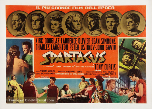 Spartacus - Italian Movie Poster