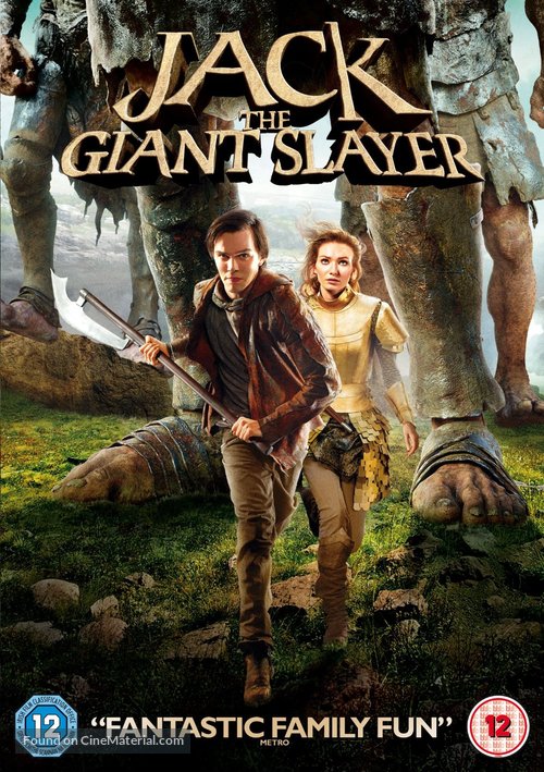 Jack the Giant Slayer - British DVD movie cover