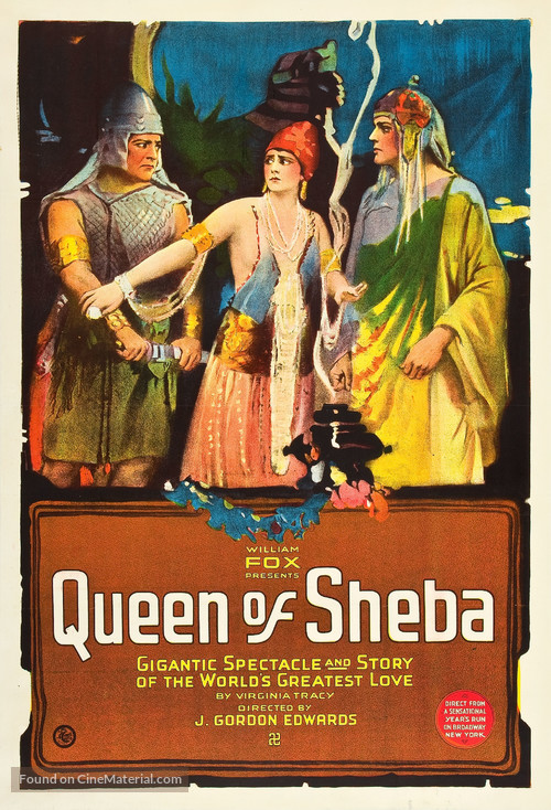 The Queen of Sheba - Movie Poster