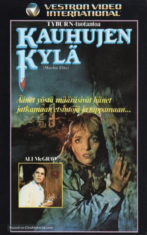 Murder Elite - Finnish VHS movie cover