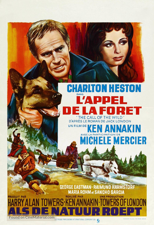 Call of the Wild - Belgian Movie Poster