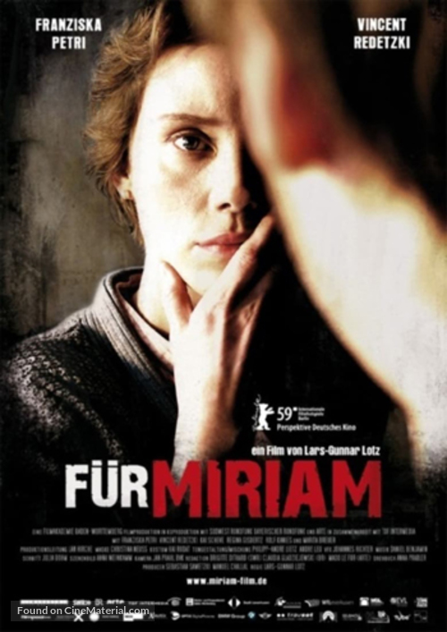 F&uuml;r Miriam - German Movie Poster