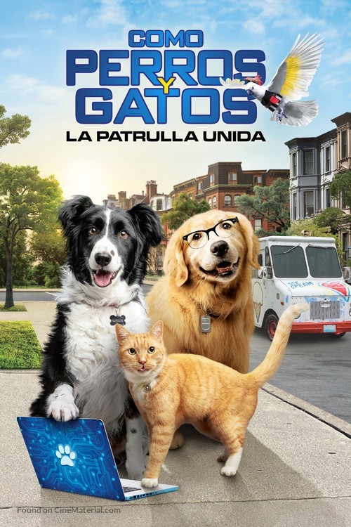 Cats &amp; Dogs 3: Paws Unite - Spanish Movie Cover