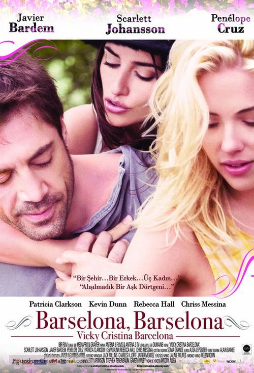Vicky Cristina Barcelona - Turkish Movie Poster