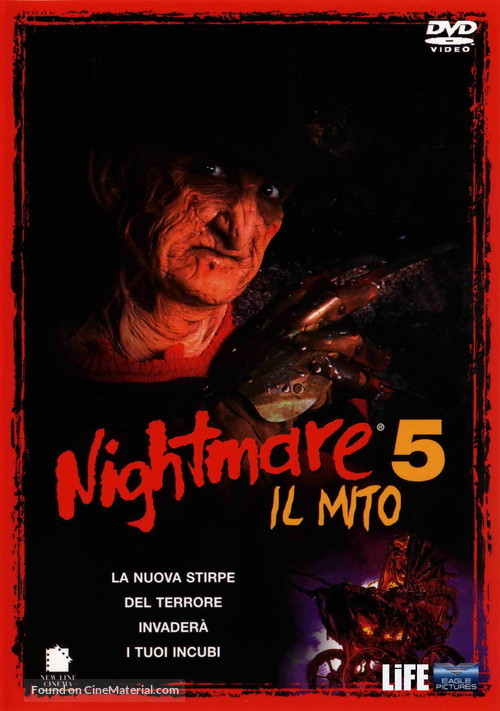 A Nightmare on Elm Street: The Dream Child - Italian DVD movie cover