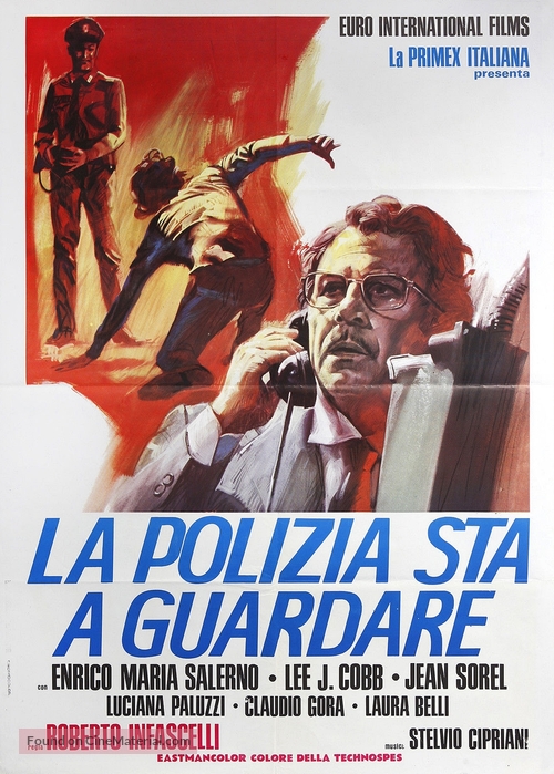 La polizia sta a guardare - Italian Movie Poster