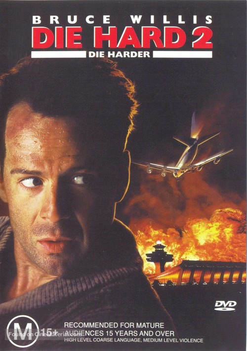 Die Hard 2 - Australian DVD movie cover