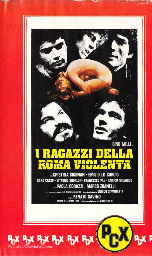 I ragazzi della Roma violenta - Italian Movie Cover