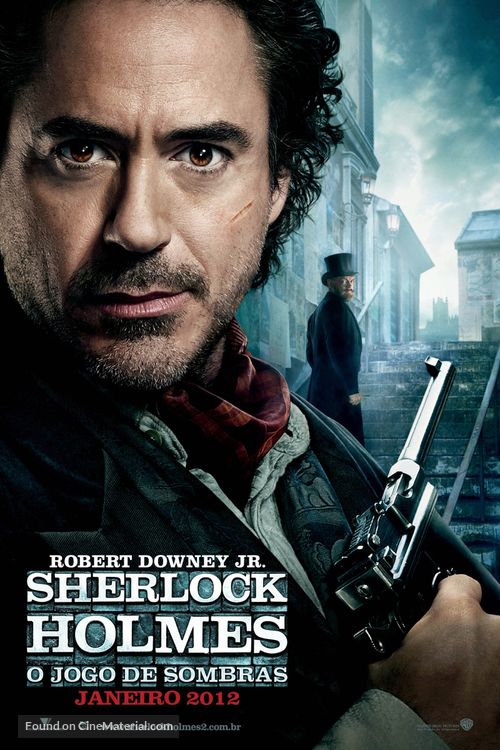 Sherlock Holmes: A Game of Shadows - Brazilian Movie Poster