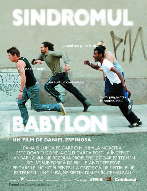 Babylonsjukan - Romanian Movie Poster