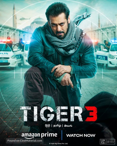 Tiger 3 - Indian Movie Poster