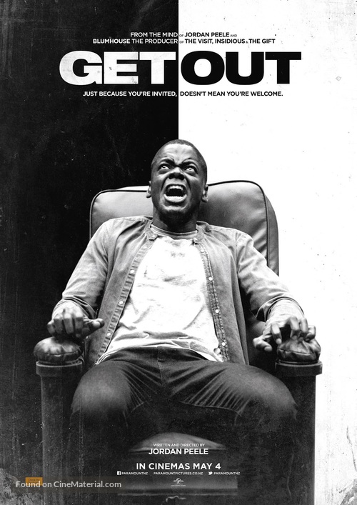 Get Out - New Zealand Movie Poster