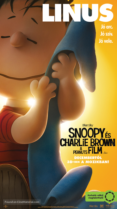 The Peanuts Movie - Hungarian Movie Poster