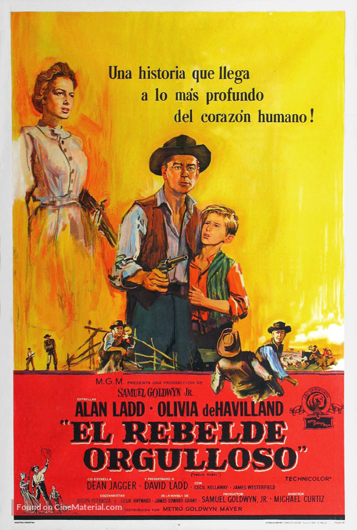 The Proud Rebel - Argentinian Movie Poster