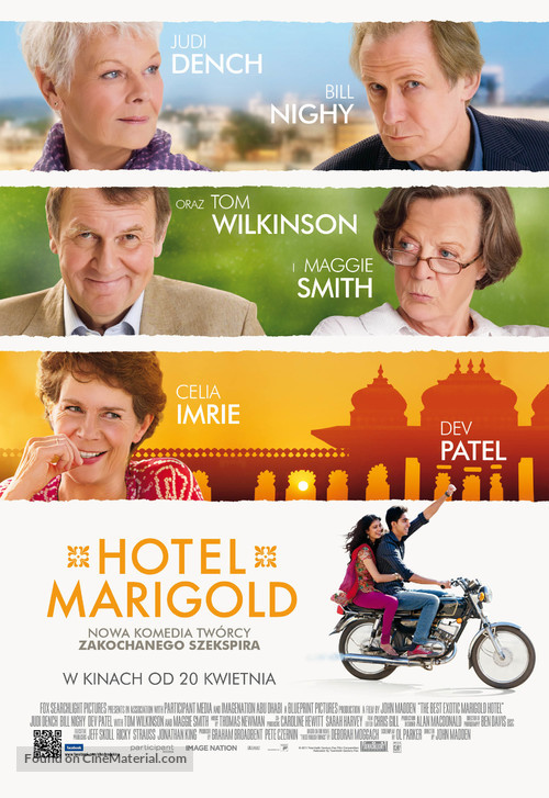 The Best Exotic Marigold Hotel - Polish Movie Poster