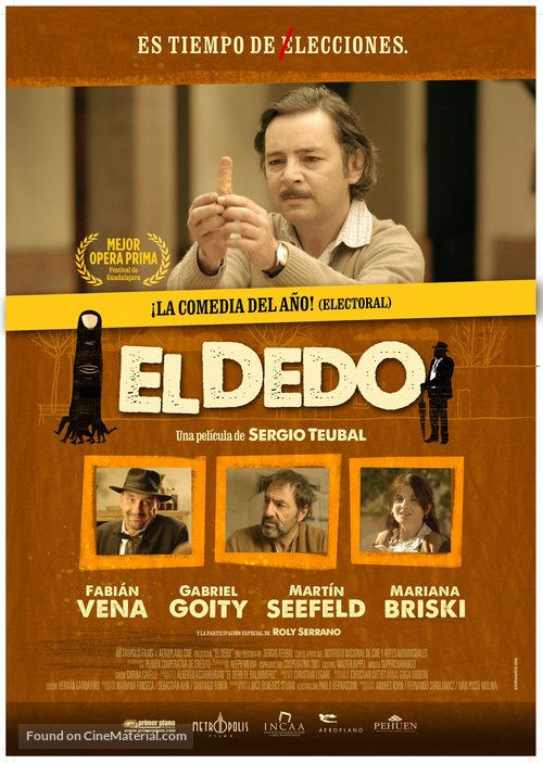 El dedo - Argentinian Movie Poster
