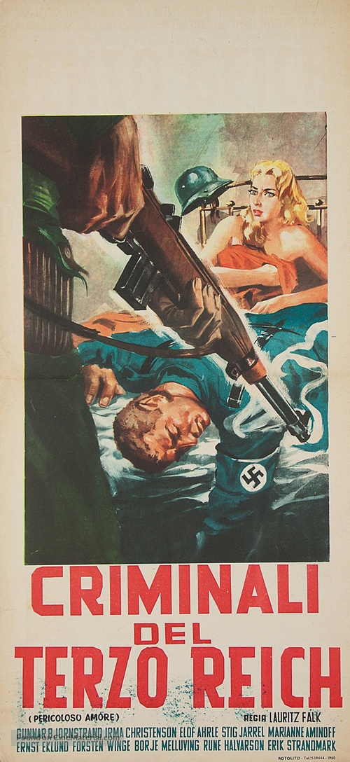 Lev farligt - Italian Movie Poster