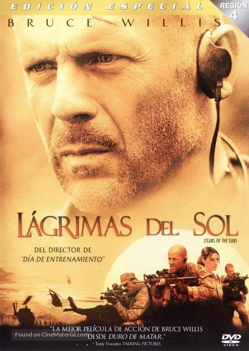 Tears of the Sun - Spanish Movie Cover