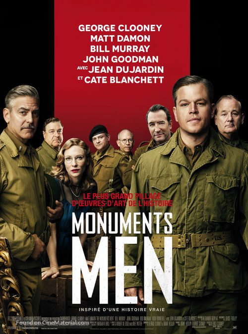 The Monuments Men - French Movie Poster