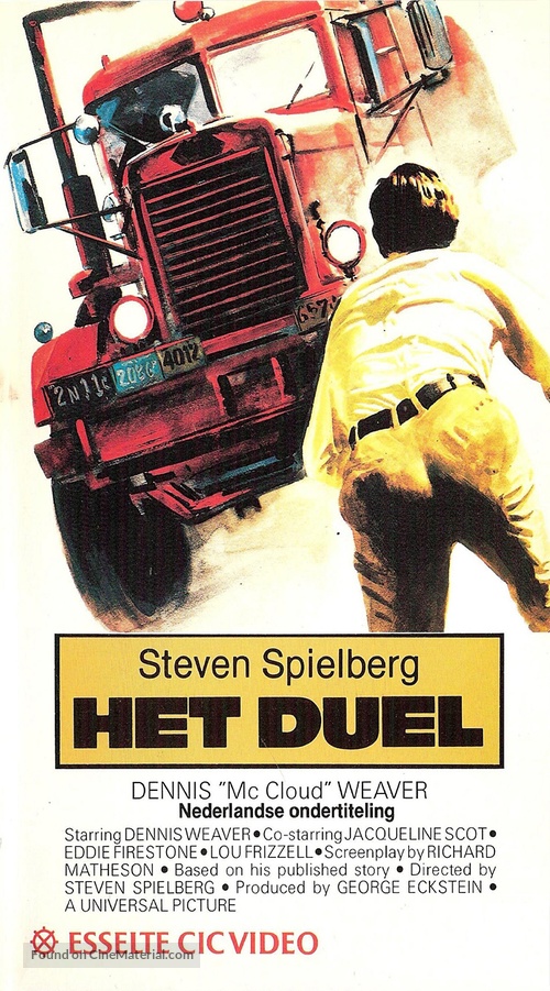 Duel - Dutch VHS movie cover