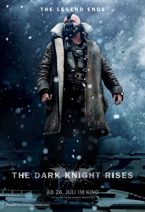 The Dark Knight Rises - German Movie Poster