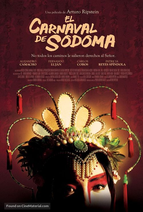 El carnaval de Sodoma - Mexican Movie Poster