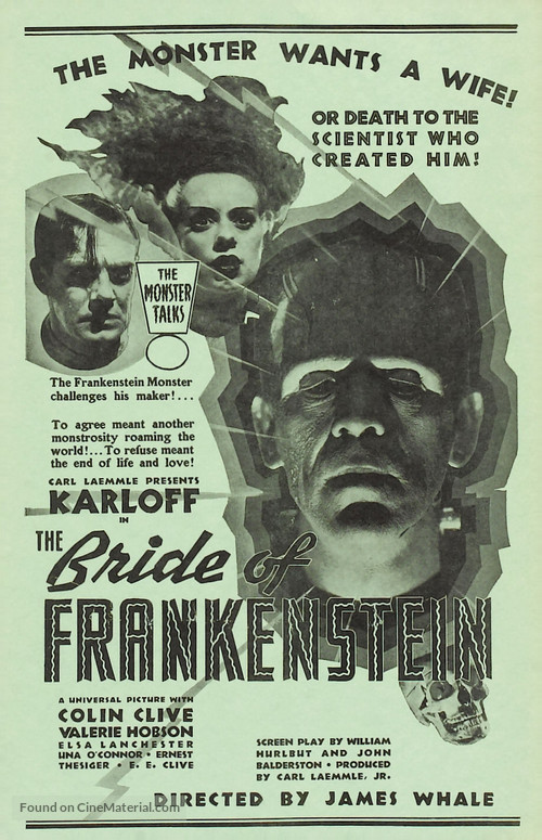 Bride of Frankenstein - Movie Poster