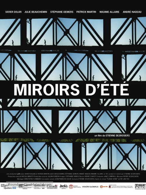 Miroirs d&#039;&eacute;t&eacute; - Canadian Movie Poster