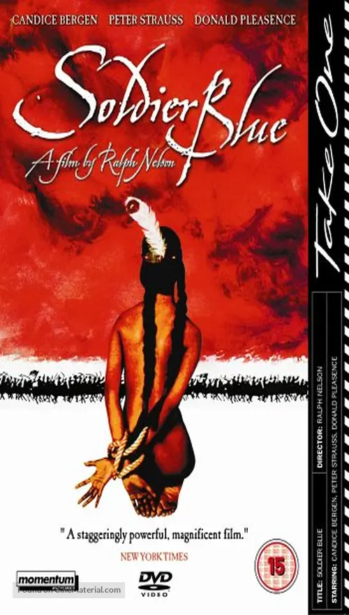 Soldier Blue - British DVD movie cover