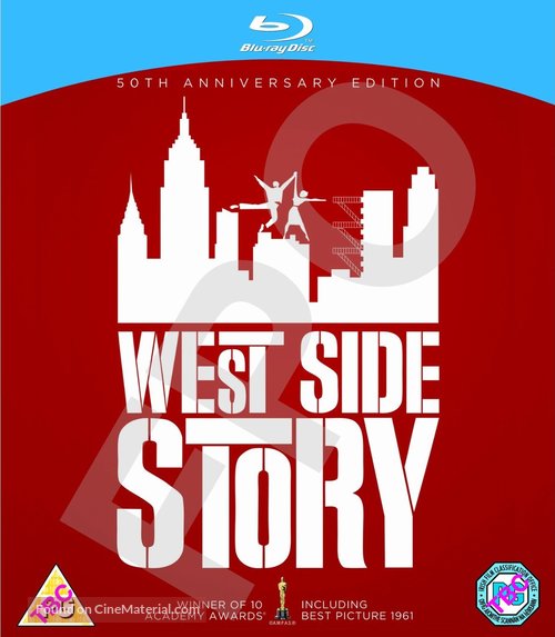 West Side Story - British Blu-Ray movie cover