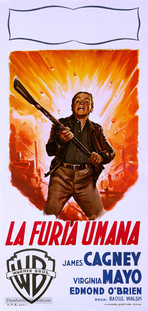 White Heat - Italian Movie Poster