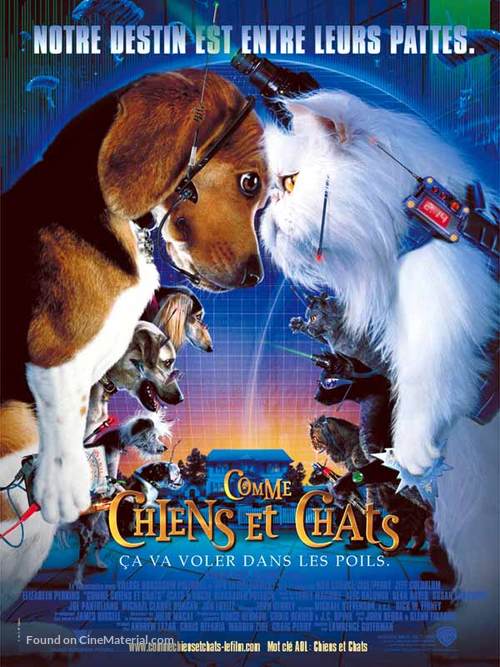 Cats &amp; Dogs - French Movie Poster