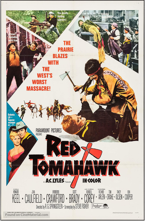 Red Tomahawk - Movie Poster