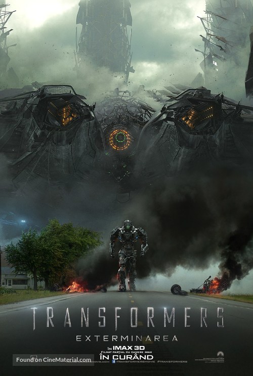 Transformers: Age of Extinction - Romanian Movie Poster