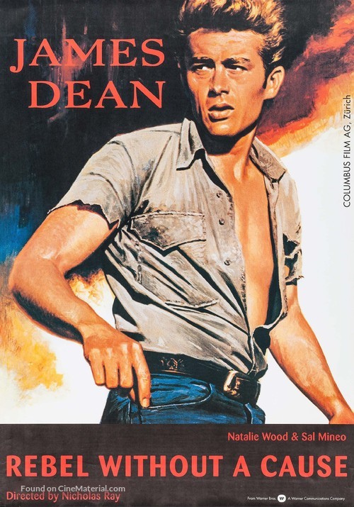 Rebel Without a Cause - Swiss Movie Poster