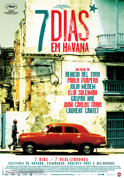 7 d&iacute;as en La Habana - Portuguese Movie Poster