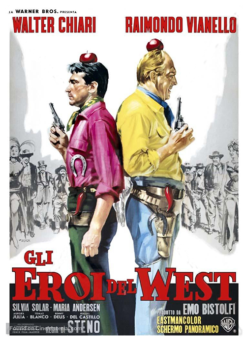 Gli eroi del West - Italian Movie Poster
