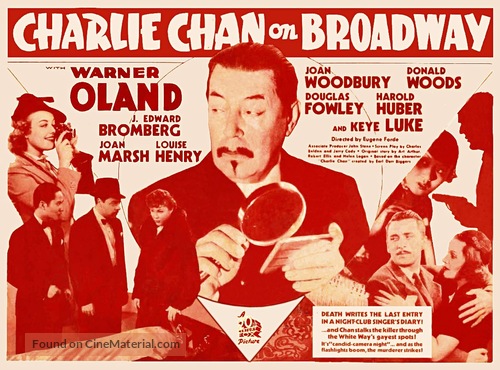 Charlie Chan on Broadway - poster