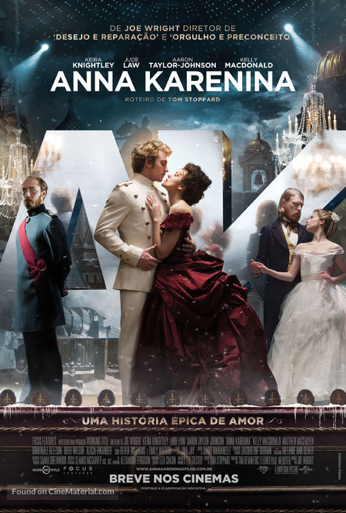 Anna Karenina - Brazilian Movie Poster